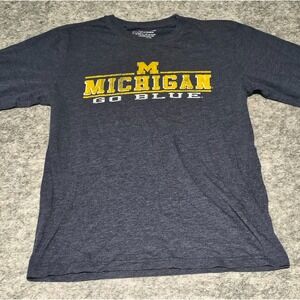 Michigan Go Blue Long Sleeve T Shirt Men's Size Medium‎